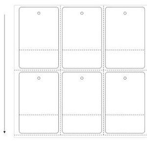 Etiqueta Adesiva Branca 31mm x 50mm x 3 colunas (31X50X3) - 35 metros