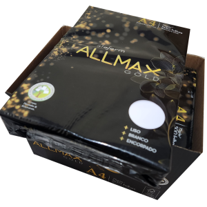 Papel Sulfite A4 75g 210mm x 297mm - A4 Allmax Gold